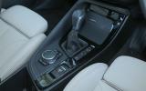 The automatic gear lever fitted in the BMW X1, which is similar to those in the Mini