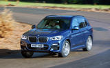 BMW X3 cornering