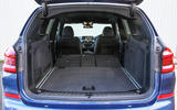 BMW X3 extended boot space