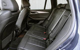 BMW X3 rear seats