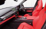 BMW X5 M's front seats