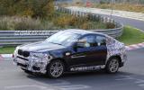 BMW X4 spotted less disguised
