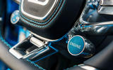 Bugatti Chiron ignition button