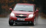 Chevrolet Orlando cornering