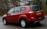 Chevrolet Orlando rear quarter