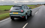 dacia duster road test 2023 03 tracking rear