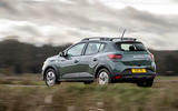 dacia sandero stepway road test review 2023 04 panning rear