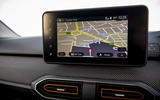 dacia sandero stepway road test review 2023 08 satnav