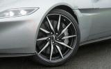 Aston Martin DB10's bespoke diamond cut alloy wheels