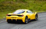 Ferrari 458 Speciale rear cornering