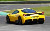 458 Speciale hard rear cornering