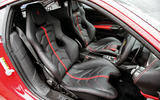 Ferrari 488 GTB front seats