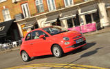 Fiat 500 cornering
