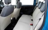 Fiat Panda rear seats