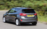 Ford Fiesta rear cornering