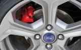 Ford Fiesta ST red brake calipers