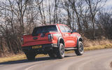 ford ranger raptor 2023 05 cornering rear