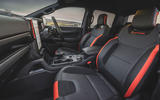 ford ranger raptor 2023 10 front seats