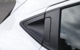 Door handles are concealed in the C-pillars on the Honda CR-V just like the Civic
