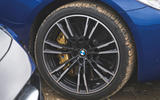 BMW M5 2018 long-term review muddy alloy wheels