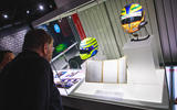 Silverstone museum race driver helmets
