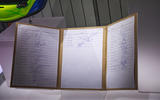 Silverstone museum signature book
