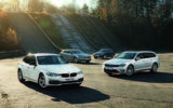 Volkswagen Passat GTE Estate vs Audi A3 Sportback e-tron vs Volvo V60 D5 Twin Engine SE Nav vs BMW 330e Sport