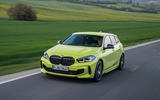 01 BMW M135i xdrive 2022 first drive hero front track