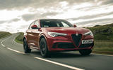 Alfa Romeo Stelvio Quadrifoglio 2020 UK first drive review - hero front