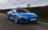 Audi R8 RWD 2020 UK first drive review - tracking front