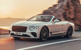 Bentley Continental GT convertible 2019 first drive review - hero front