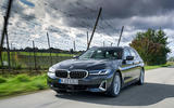 BMW 5 Series 2020 UK (LHD) first drive review - hero front
