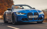 1 BMW M4 Competition Convertible 2021 UK first drive review hero front