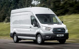 1 ford e transit 2022 first drive review tracking front
