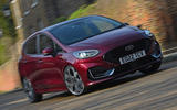 1 Ford Fiesta ST line Vignale MHEV 2022 UK drive front