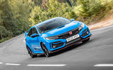Honda Civic Type R 2020 UK first drive review - hero front