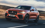 1 Jaguar F Pace SVR 2021 UK first drive review hero front