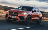 1 jaguar f pace svr 2021 uk first drive review hero front