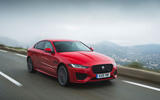 Jaguar XE P300 2019 first drive review - hero front