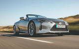 Lexus LC Convertible 2020 UK first drive review - hero front