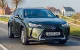 1 Lexus UX300e 2021 UK first drive review hero front