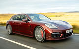 1 Porsche Panamera 4 ehybrid sport turismo 2022 UK review tracking front