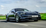 Porsche Taycan Turbo 2020 UK first drive review - hero front