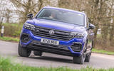1 Volkswagen Touareg R eHybrid 2021 UK first drive review hero front