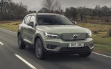 1 volvo xc40 recharge p8 2021 uk first drive review hero front