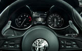 Alfa Romeo Stelvio Quadrifoglio 2018 UK RHD first drive - instrument cluster