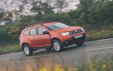 10 Dacia Duster 2x4 2022 UK first drive review tracking front