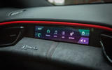 Ferrari Roma 2021 UK first drive review - passenger display