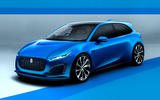 Jaguar hatchback render 2020 - static front