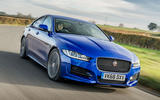 Jaguar XE 20t 2018 UK first drive review - on the road front